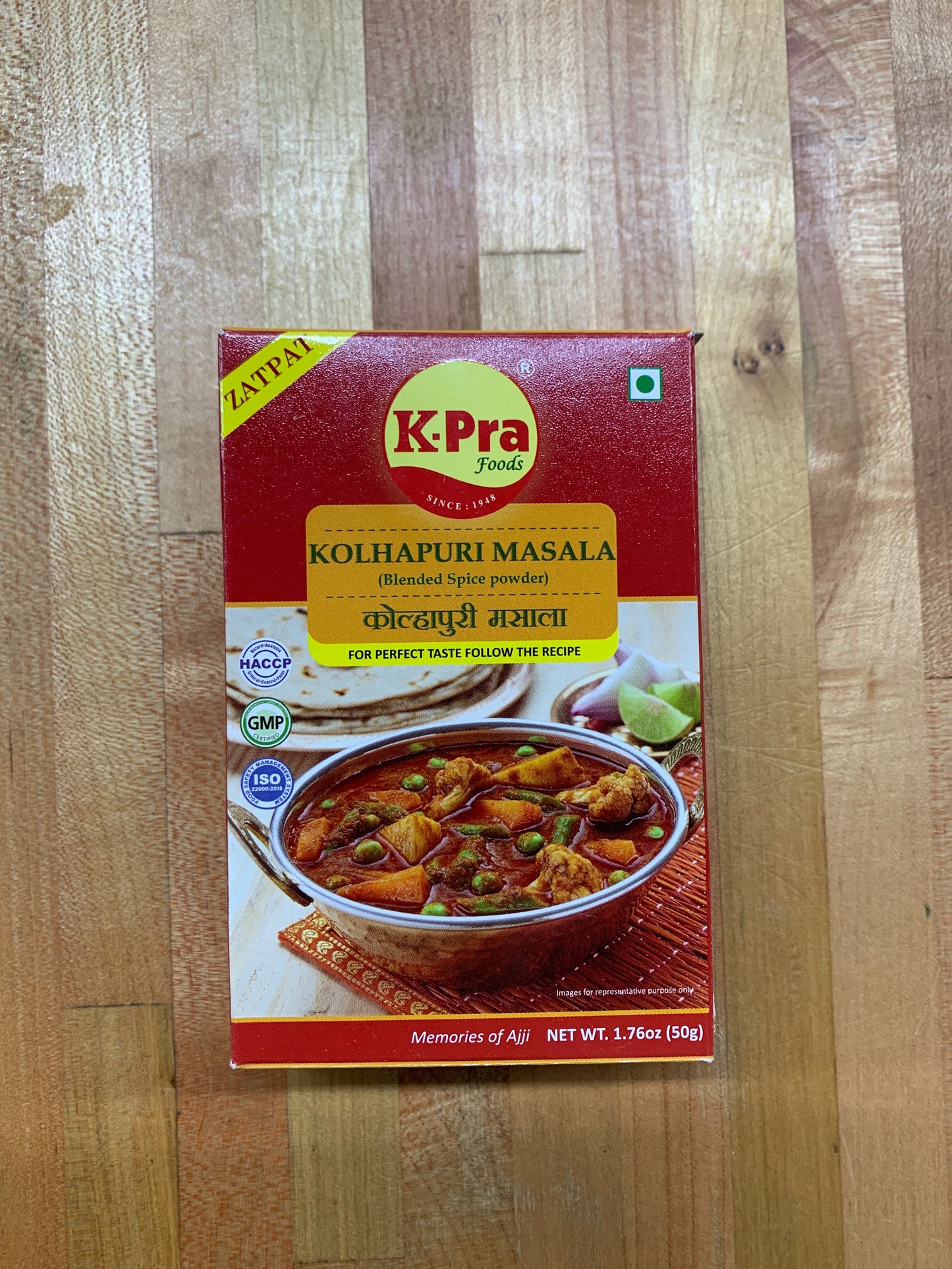 K Pra kolhapuri zatpat masala 50gm