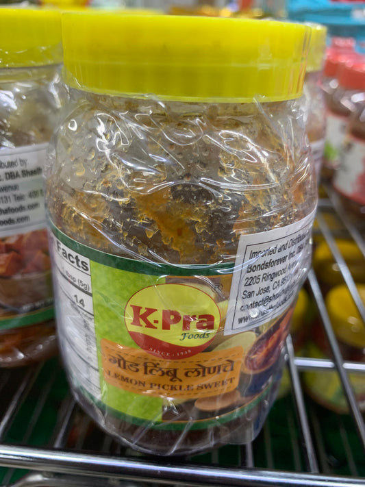 Kpra sweet lemon pickle 300g