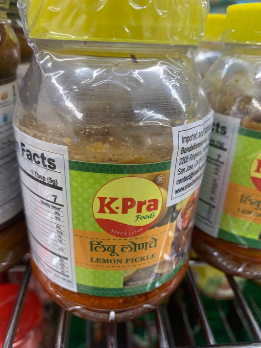 Kpra  lemon pickle 300g