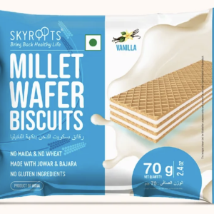 Skyroots – Millet Wafer Biscuit Vanilla 140 G